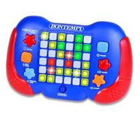 BONTEMPI - Console avec 5 Jeux avec lumières et Sons pour défi au Cerveau et mémoire, Batterie Incluse 142 x 92 x 40 mm