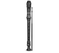 BONTEMPI - Flûte à Bec Tonalité Soprano Doigté Baroque 28 Notes Extension Do-Ré Matériau Antichoc Écouvillon Inclus 330mm