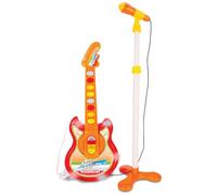 Bontempi Toyband Baby guitare avec microphone debout orange