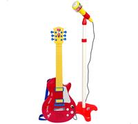 Bontempi Electric With Stand Mic Guitar Jaune