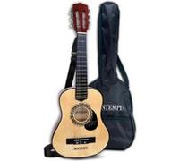 Bontempi Guitare en bois 75 cm – 6 cordes avec bandoulière et sac
