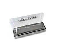 Bontempi | Harmonica Métallique avec Anches en Métal, 11x3.4x2.5 cm | Étui Rigide, 10 Notes