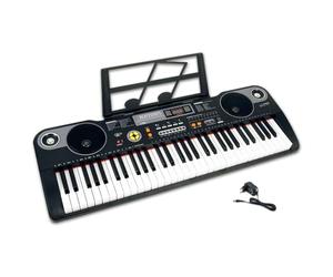 BONTEMPI - Harmonykeys Clavier Numérique à Touches Professionnelles | 61 Touches, Connexion USB, Adaptateur Secteur, 200 Sons et Rythmes, Fonction Enregistrement, Écran 3 Chiffres 860x295x90 mm