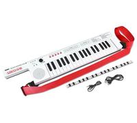 BONTEMPI - Keytar Électronique à 37 Touches, 550x112x40 mm | 4 Sons, 4 Rythmes, 10 Morceaux Préenregistrés, Fonction OKON, USB Type-C, Recharge Batterie, Bandoulière