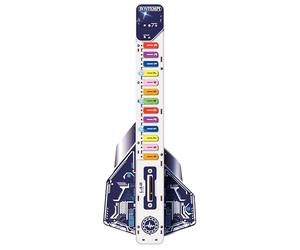 BONTEMPI - Kit de Montage Guitare Électronique avec Composants en Bois, Unité de Contrôle Électronique, Haut-parleurs, 20 Morceaux Préenregistrés, 5 Sons, Volume Réglable 165x415x50 mm