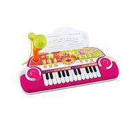 Bontempi Clavier électronique MiniMelody 24 touches avec microphone Rose