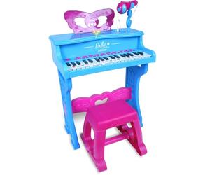 Bontempi | MiniMelody - Piano électronique de Table 37 Touches avec Microphone et Tabouret pour Petits maîtres de la Musique