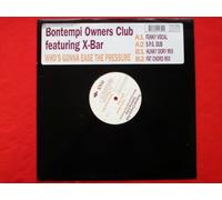 Bontempi Owners Club - Bontempi Owners Club Who's Gonna Ease The Pressure Funky Vocal 12" Peach PWLT284 EX/EX 1994 12 inch in stickered plain black sleeve