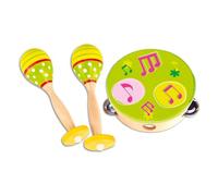 BONTEMPI - RhythmHarmony Set Clavecin et Maracas en Bois Coloré