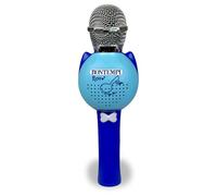 Bontempi – Microphone sans fil SonicLink Mic – Fonction karaoké et changement de voix – Bleu
