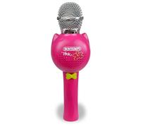 Bontempi | SonicLink Mic - Microphone sans Fil avec Fonction Karaoké et Changement De Voix, Rose, 24,9x8,4x7,4 cm