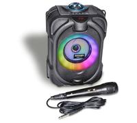 Bontempi | SonicSync - Amplificateur Audio sans Fil avec Microphone Dynamique, Effets Lumineux et Effet D'Écho, 31.7x19.4x15.1 cm