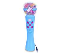 Bontempi | StarMic Karaoke - Microphone avec Effets Lumineux pour Les Performances de Vera Star, Bleu Étoile