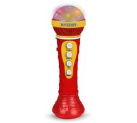 Bontempi Microphone StarMic Karaoke Effets lumineux pour les performances de Vera Star Rouge