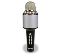 Bontempi Microphone karaoké Starsync sans fil Effets lumineux USB-C Réglage volume et écho 0-14 ans