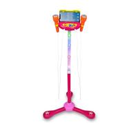 Bontempi Microphone de scène TwinStage Mic double connexion sans fil 89x22x12,5 cm