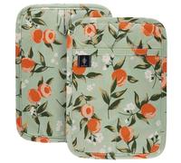 BONTHEE Lot de 2 maniques en coton résistant à la chaleur pour comptoirs, fours, maniques en coton pour la cuisine et la pâtisserie