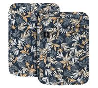 BONTHEE Lot de 2 maniques en coton résistant à la chaleur pour comptoirs, fours, maniques en coton pour la cuisine et la pâtisserie