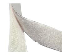 BONUS Eurotech 1BZ21.00.0025/025 Fixation crochets et boucles 25 mm bande, auto-adhésive, ensemble:25 m crochets et boucles, blanc