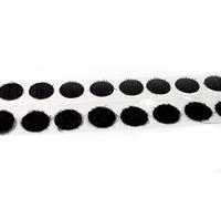 BONUS Eurotech 1BZ21.01.0012/000A# Fixation crochets et boucles, cercle auto-adhésif, Ø 12, noir (Pack de 100)