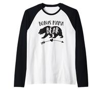 Bonus Mama Bear Best Step Mom Ever Belle-mère Manche Raglan