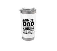 Bonus Papa te regarde atterrir Ma mère fait dire à papa Gobelet isotherme en acier inoxydable double paroi