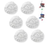 BonusLife Lot de 6 têtes de Rechange en Microfibre pour Balai à Franges O-Cedar EasyWring