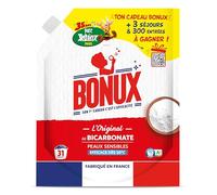 Bonux I Lessive Liquide l'Original Recharge | Adaptée aux peaux sensibles | Nettoie en Profondeur | Pour linge Blanc et Couleur | 1,4L et 31 Lavages