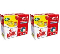 Bonux - Lessive Capsules L’Original Détachante Tout en 1 - Nettoie en Profondeur - Pour Linge Blanc et Couleur - Adaptée Aux Peaux Sensibles - 20 capsules : 20 lavages (Lot de 2)