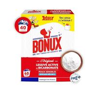 Bonux - Lessive en Poudre l'Original - Détachant textile - Adapté aux Peaux Sensibles - Nettoie en Profondeur - Pour Linge Blanc et Couleur - 2Kg et 40 Lavages