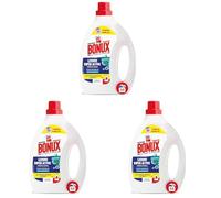 Bonux - Lessive Liquide Fraîcheur Super Active - Parfum Fraicheur Intense - Nettoie en Profondeur - Pour Linge Blanc et Couleur - Adaptée Aux Peaux Sensibles - 50 Lavages 2,25L (Lot de 3)