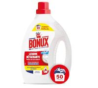Bonux - Lessive Liquide l'Original Bouteille - Désinfectant Linge - Adaptée aux Peaux Sensibles - Bébé - Nettoie en Profondeur - Pour Linge Blanc et Couleur - 1,9L et 42 Lavages
