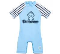 BONVERANO Bébé Maillot Bain UPF 50+ Protection Solaire Fermeture Éclair (Bleu 2, 9-12 Mois)