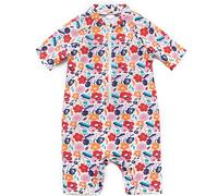 BONVERANO Bébé Maillot Bain UPF 50+ Protection Solaire Fermeture Éclair (Fleur, 24-36 Mois)