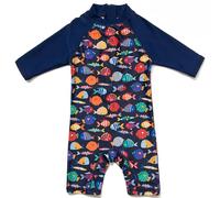 BONVERANO Bébé Maillot Bain UPF 50+ Protection Solaire Fermeture Éclair (Poisson, 6-9 Mois)
