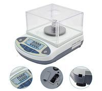 Bonvoisin Balance Analytique 500g/0,001g, Balance Labo Haute Précision avec Pare-Brise, Lisibilité 1mg, Plateau Inox, 13 Unités, Fonctions Tare & Comptage, Étalonnée Usine pour Labo, Bijouterie & Or