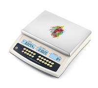 Bonvoisin Balance Compteur Numérique 30 kg x 1 g - Balance Industrielle Haute Précision avec Fonctions Tara, Comptage, Alarme - Interface RS232 - Pour Pièces et Monnaie - Batterie Rechargeable