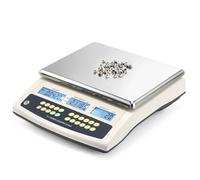Bonvoisin Balance Compteur Numérique 30 kg x 1 g - Balance Industrielle Haute Précision avec Fonctions Tara, Comptage, Alarme - Interface RS232 - Pour Pièces et Monnaie - Batterie Rechargeable