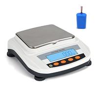 Bonvoisin Balance d'analyse 2000 g x 0,01 g - Balance de laboratoire de haute précision avec 17 unités - Fonction de comptage et calibrage automatique - Plateau de pesée en acier inoxydable - Double