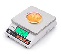 Bonvoisin Balance de Comptage 10kg/0.1g, Balance de Precision Industrielle Compteuse Electronique de Laboratoire pour Pièces Bijoux Monnaie avec Certification CE, 13 Unités (10 kg, 0,1 g)