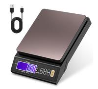 Bonvoisin Balance de cuisson numérique de précision de 0,1 g pour la cuisine, la fabrication de bougies, de savon et de pain au levain, avec fonction de pesage en pourcentage, poids en grammes, livres