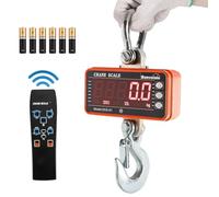 Bonvoisin Balance de Grue Numérique Industrielle avec Télécommande Balance de Pesage Électronique Portable Affichage à LED à 5 Chiffres Certifié CE (Orange, 1000KG)