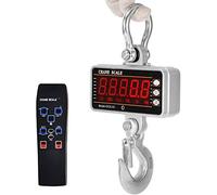 Bonvoisin Balance de Grue Numérique Industrielle avec Télécommande Balance de Pesage Électronique Portable Affichage à LED à 5 Chiffres Certifié CE (Argent, 500KG)