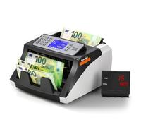 Bonvoisin Compteuse de Billets, Compteur de Billets qui Compte la Valeur des Billets Triés, Machine à Compter avec Détection des Contrefaçons UV/MG/IR (les montants mixtes ne peuvent pas être comptés)