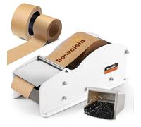 Bonvoisin Distributeur de ruban activé par l'eau, manuel pour papier kraft 25-90mm, corps en fer, lame inox, réservoir d'eau pour 3-5h de fonctionnement (Original)