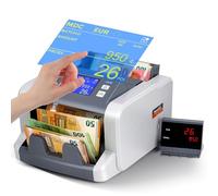 Bonvoisin Machine compteur de billets de banque, comptage de la valeur, 1500 billets/min, tri et comptage des différentes dénominations de billets de banque, détection de contrefaçon 1CIS/UV/IR/MG