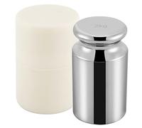 Bonvoisin Poids d'étalonnage 2 kg pour balance numérique, classe M1, acier au carbone, finition chromée (2000 g)