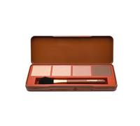 bonvoyage Essentials Define Palette de Bronzeurs et de Enlumineurs avec Pinceau pour le Visage, Palette de Maquillage Professionnel à Emporter, Coffret pour Filles, Adolescentes et Femmes
