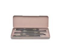 bonvoyage Essentials, Set Pinceaux Maquillage Yeux, Inclut 5 Pinceaux pour Ombres Yeux, Sourcils et Liner pour une Application Facile du Maquillage, Makeup is my Art