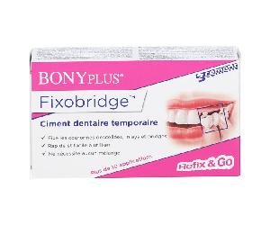 Bonyf Bonyplus Fixobridge Kit pour la Fixation Temporaire des Prothèses Dentaires 7g